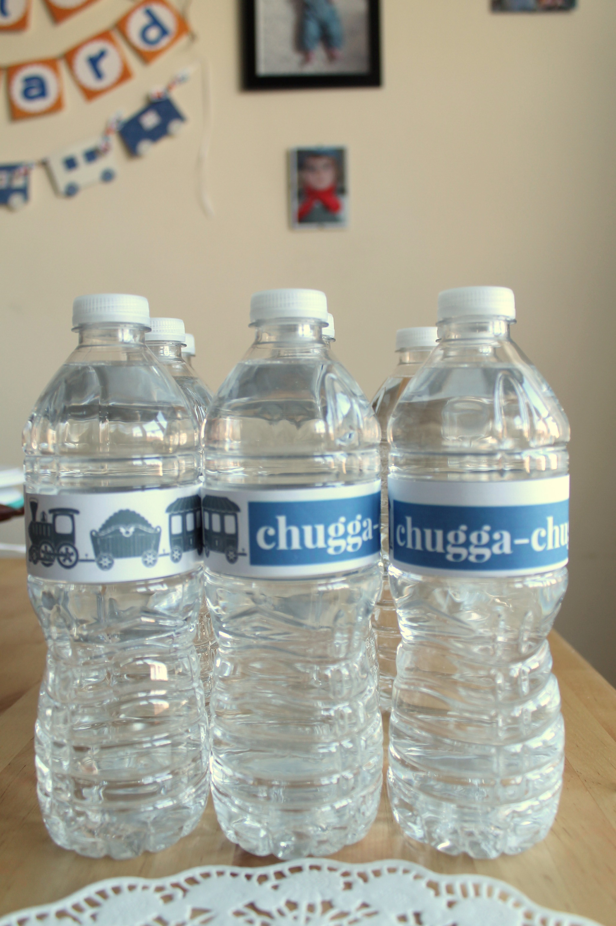 Chugga Chugga Water Bottle Labels