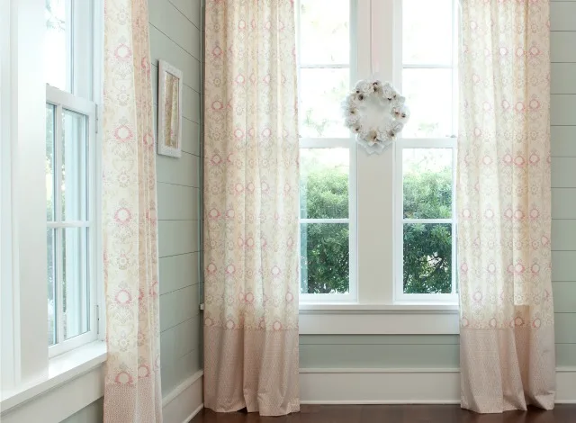 Custom Pink Nursery Drapes from Carousel Designs