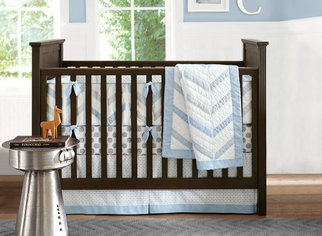 Blue and White Pottery Barn Kids Nursery