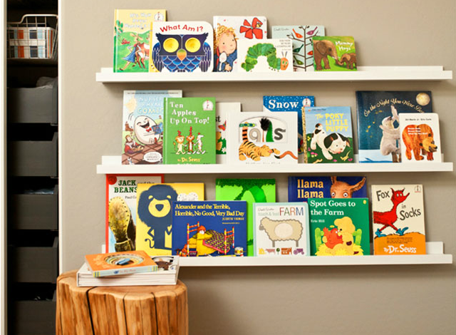 baby room bookshelf ideas