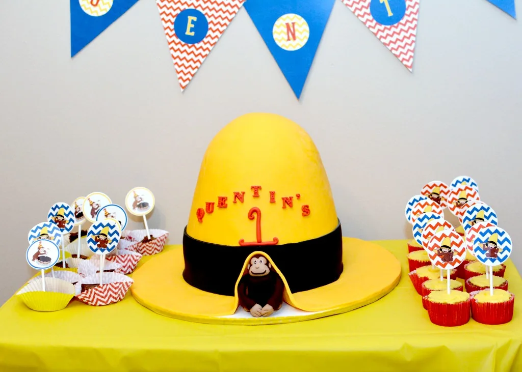 Curious George-Themed Birthday Party Cake - Project Nursery