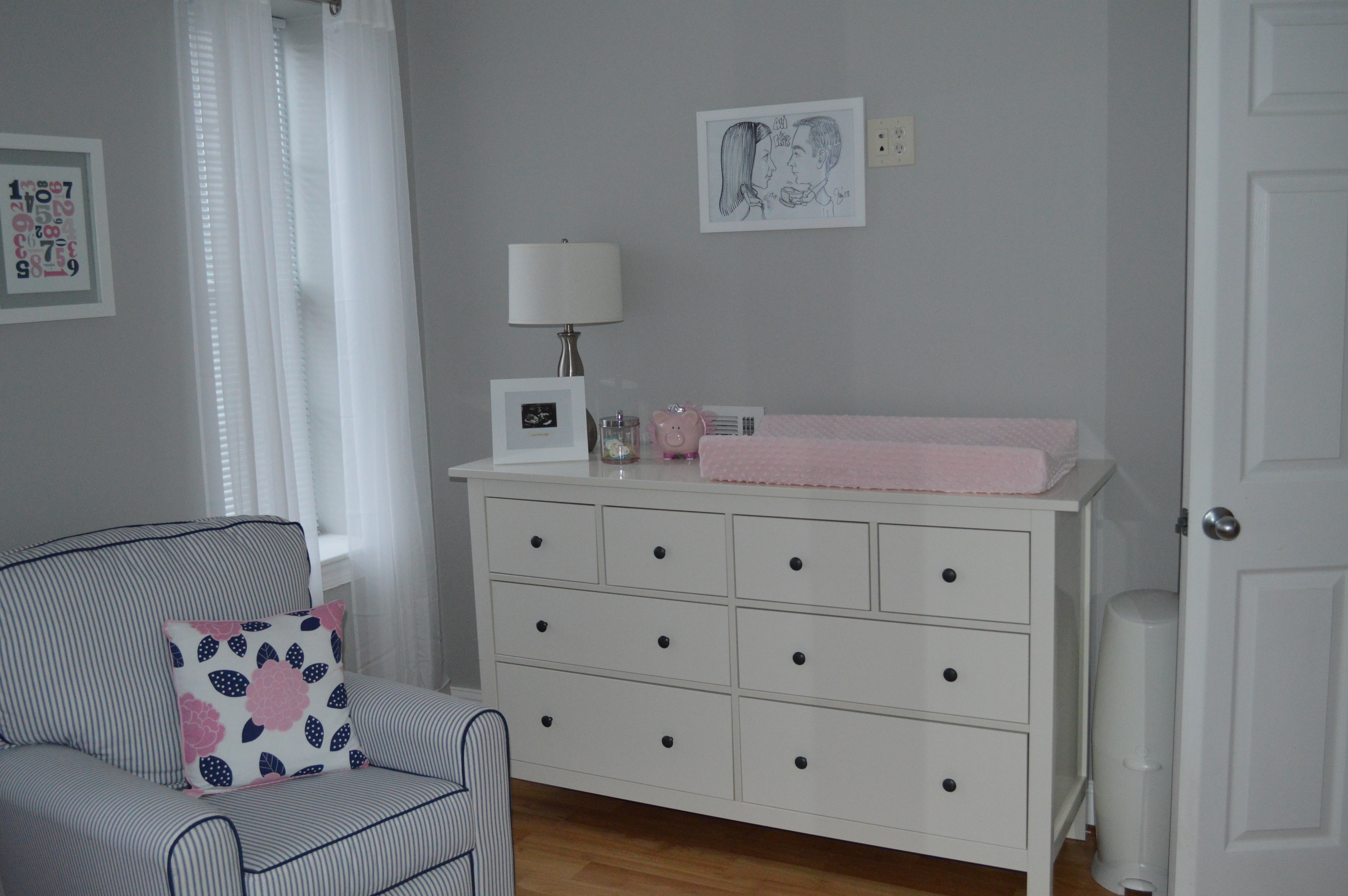 IKEA HEMNES 8-drawer White Dresser