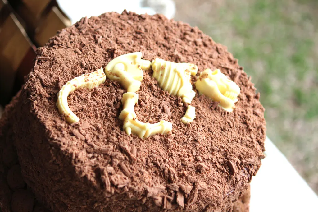 Dinosaur-Themed Birthday Party Cake - Project Nursery