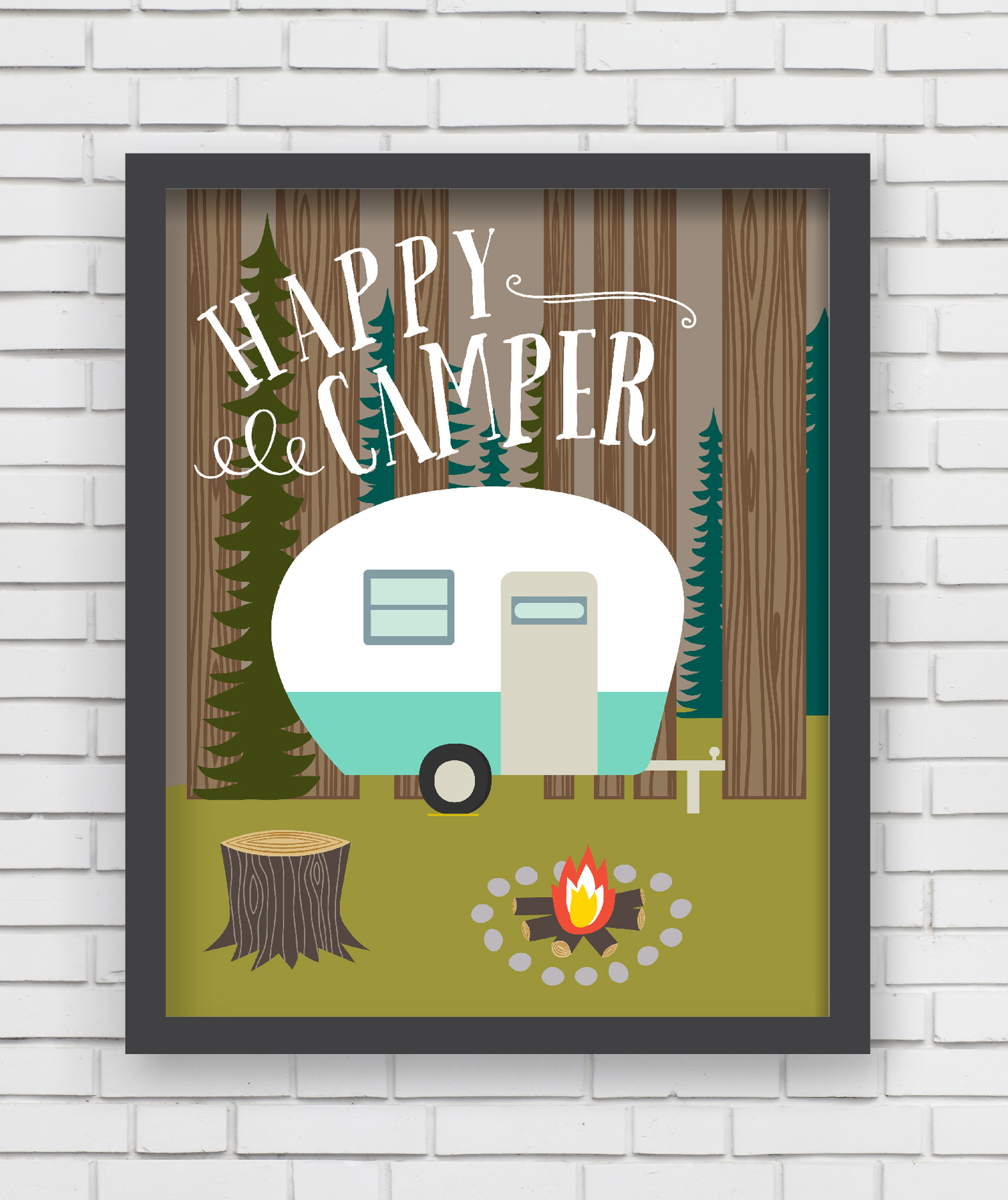 Lucy Darling Shop Happy Camper Wall Decor