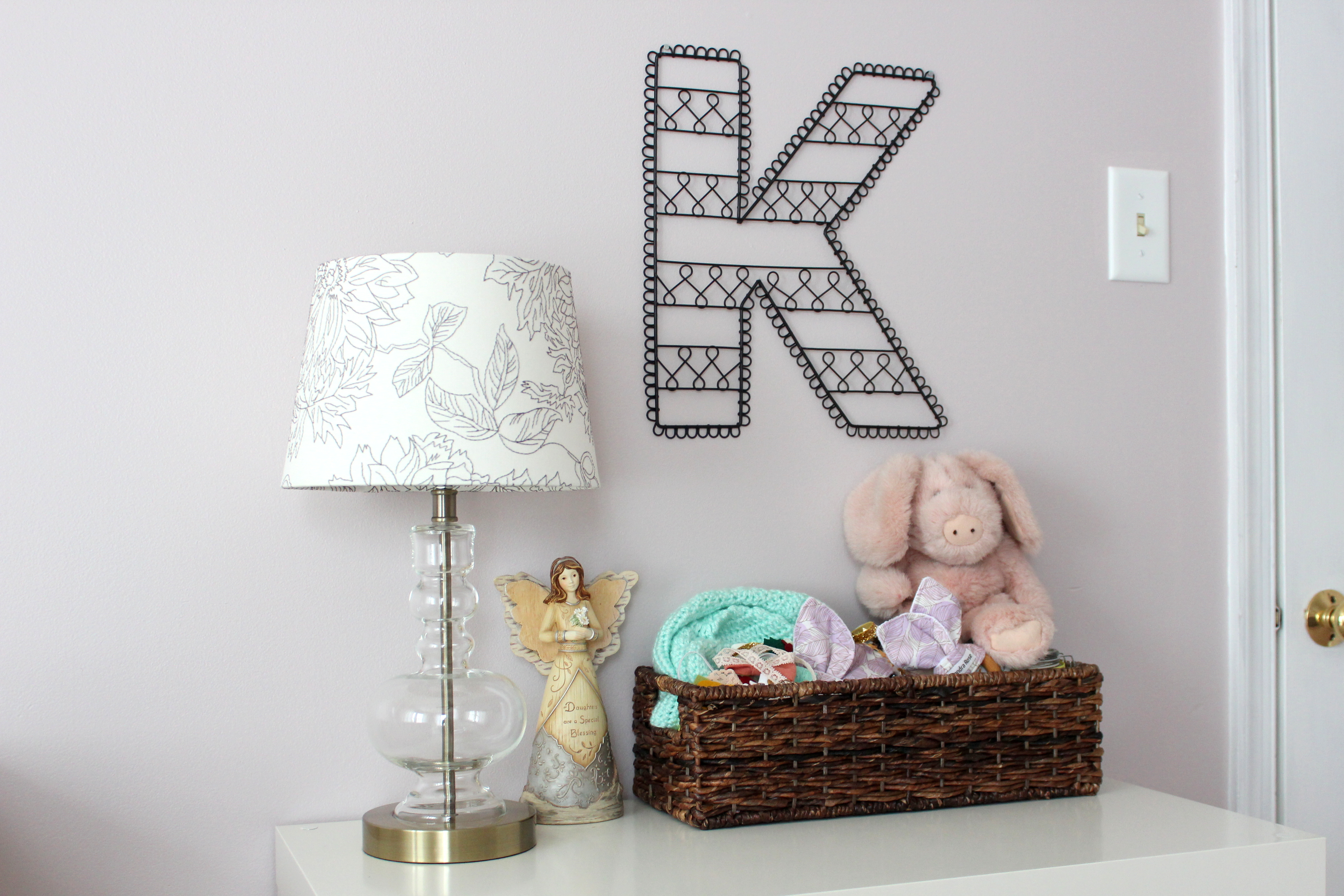 Wire Wall Letter "K"