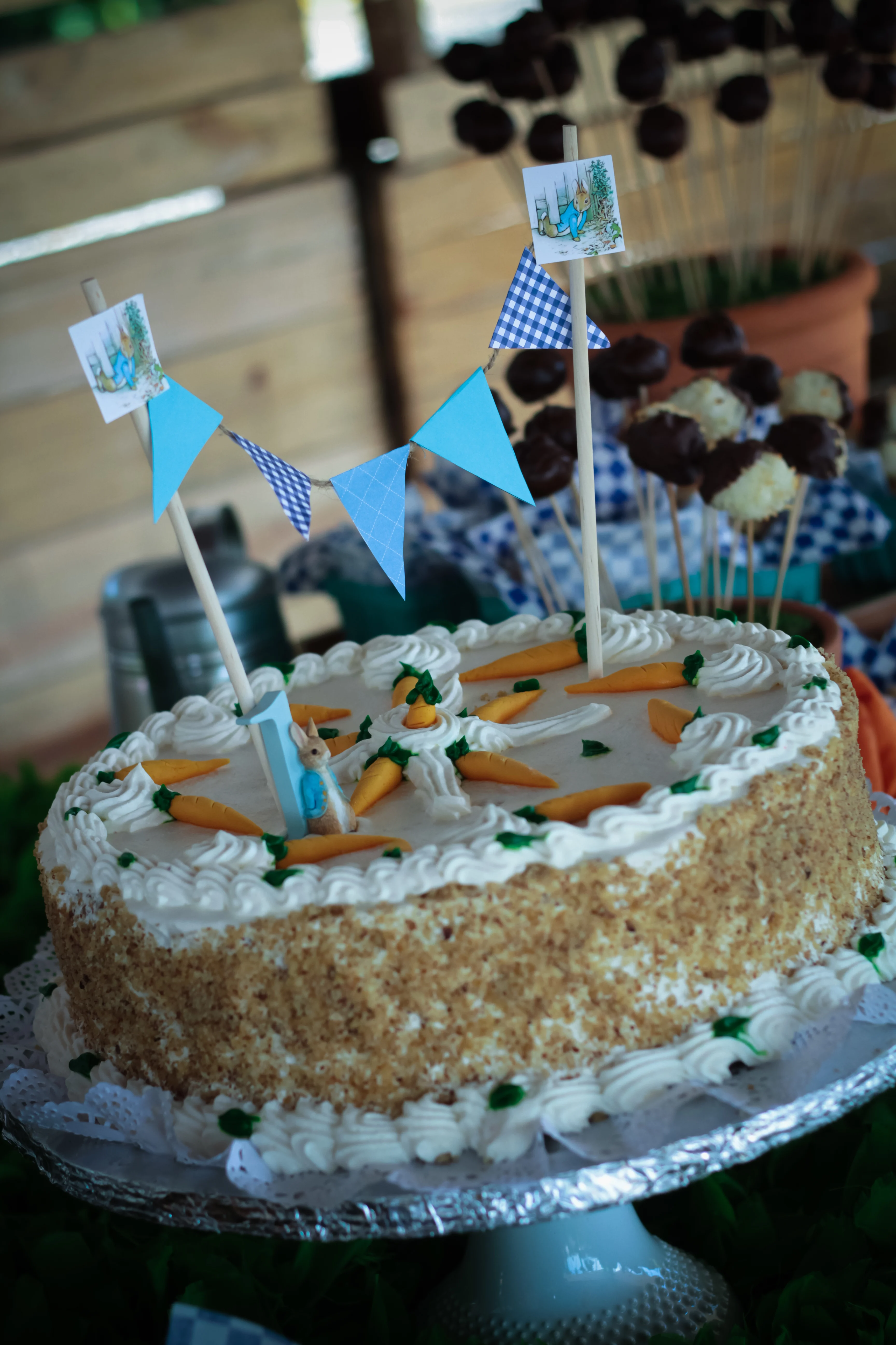 Peter Rabbit Cake Topper Banner