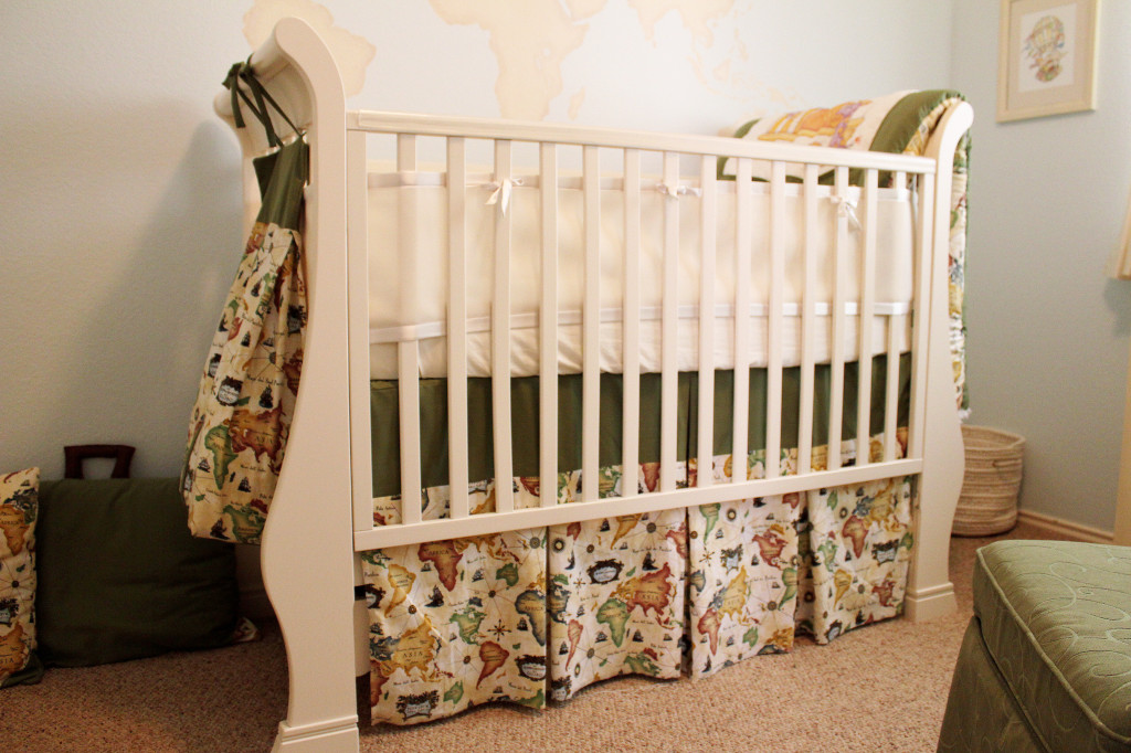 travel crib bedding