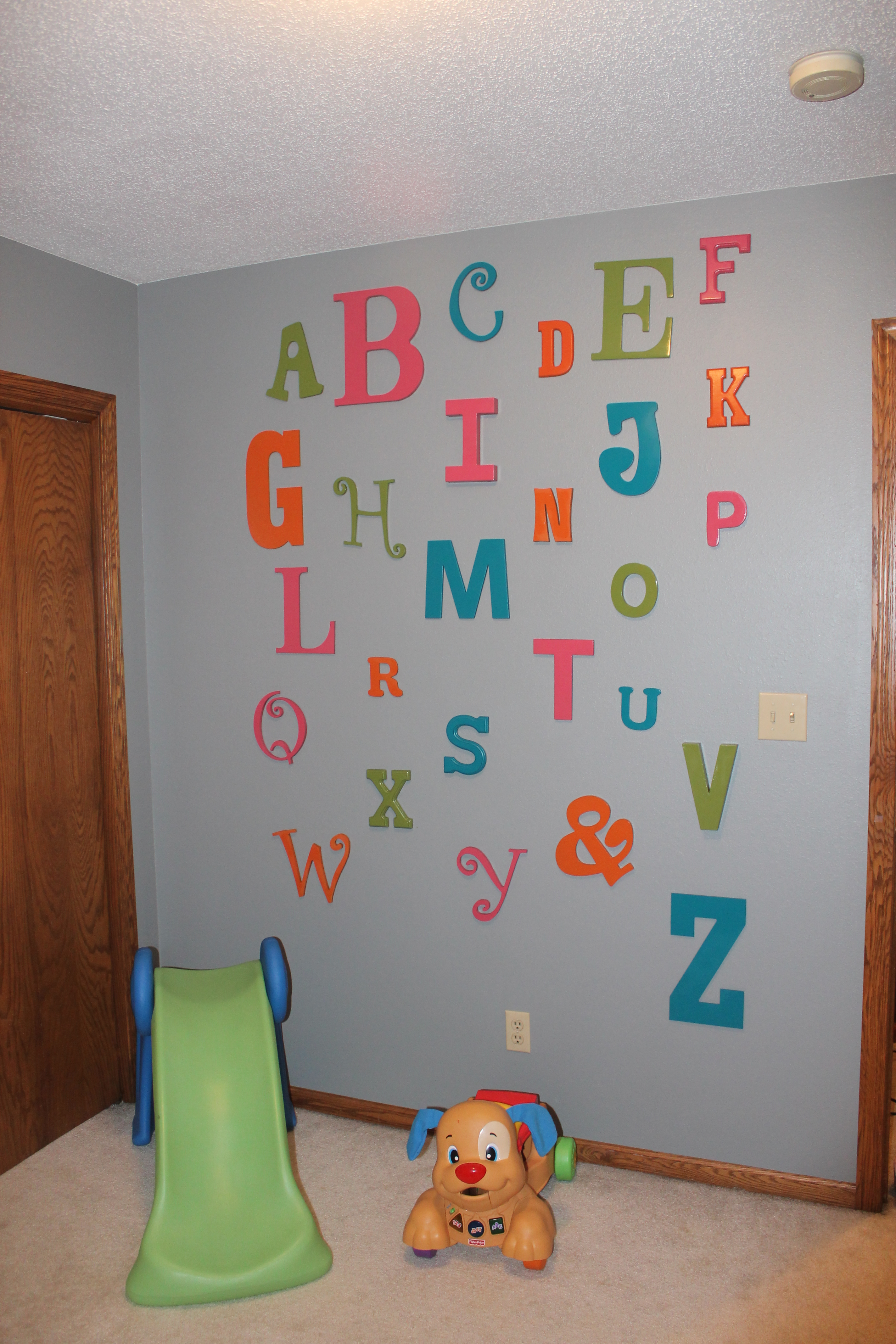 Nursery Alphabet wall