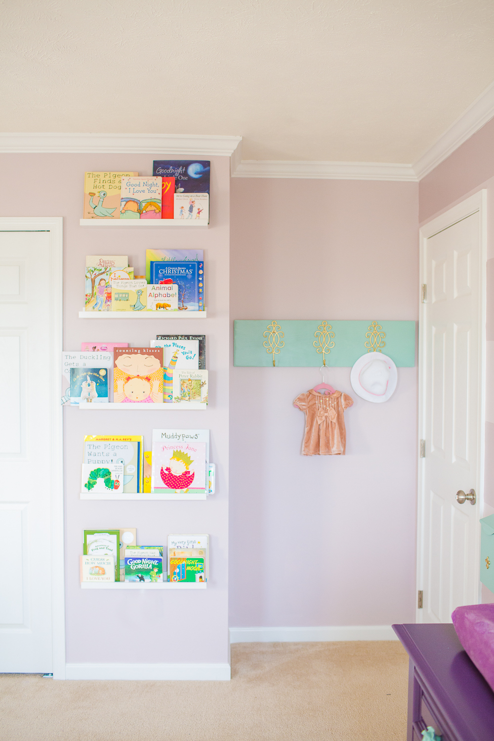 Nursery Library Wall