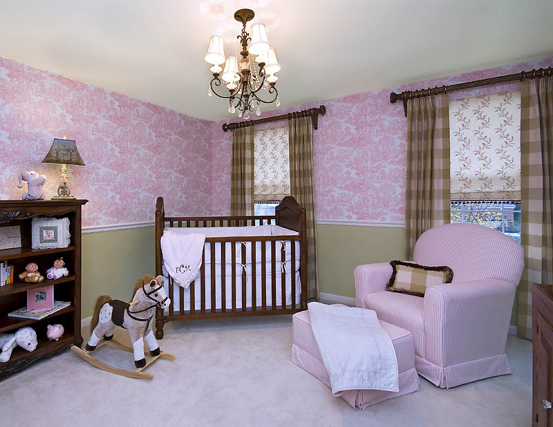 Traditional Pink and Green Nursery - Project Nursery