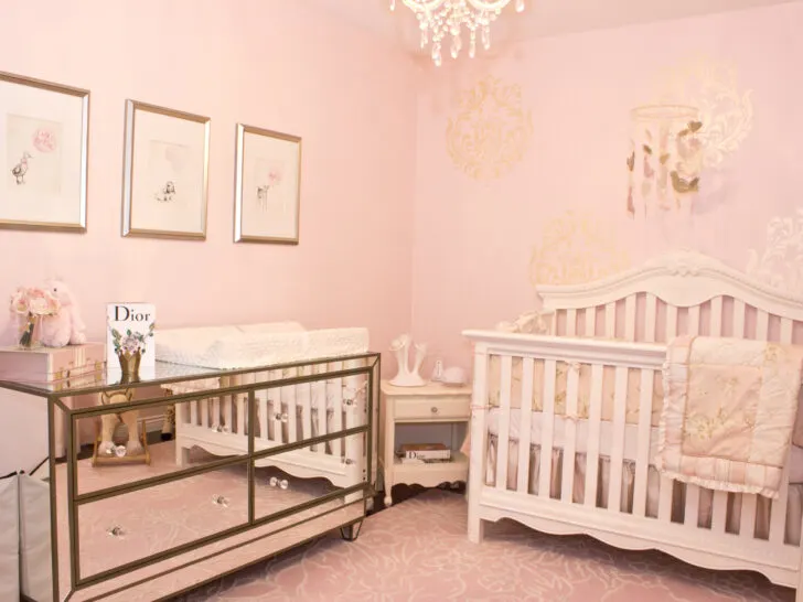 Pink and Gold Nursery