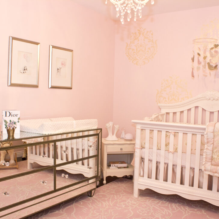 Pink and Gold Nursery