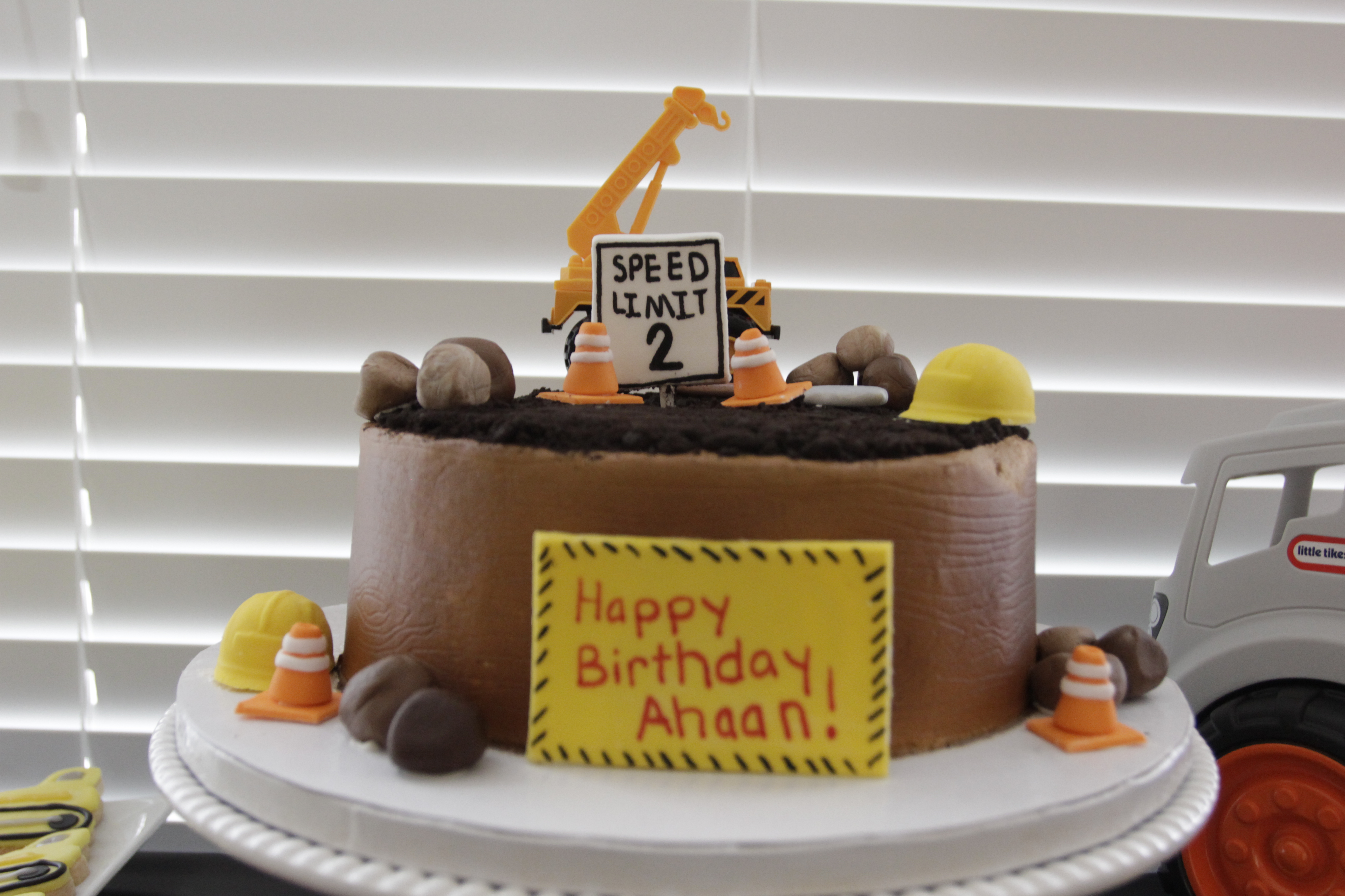 Construction Birthday Party Cake