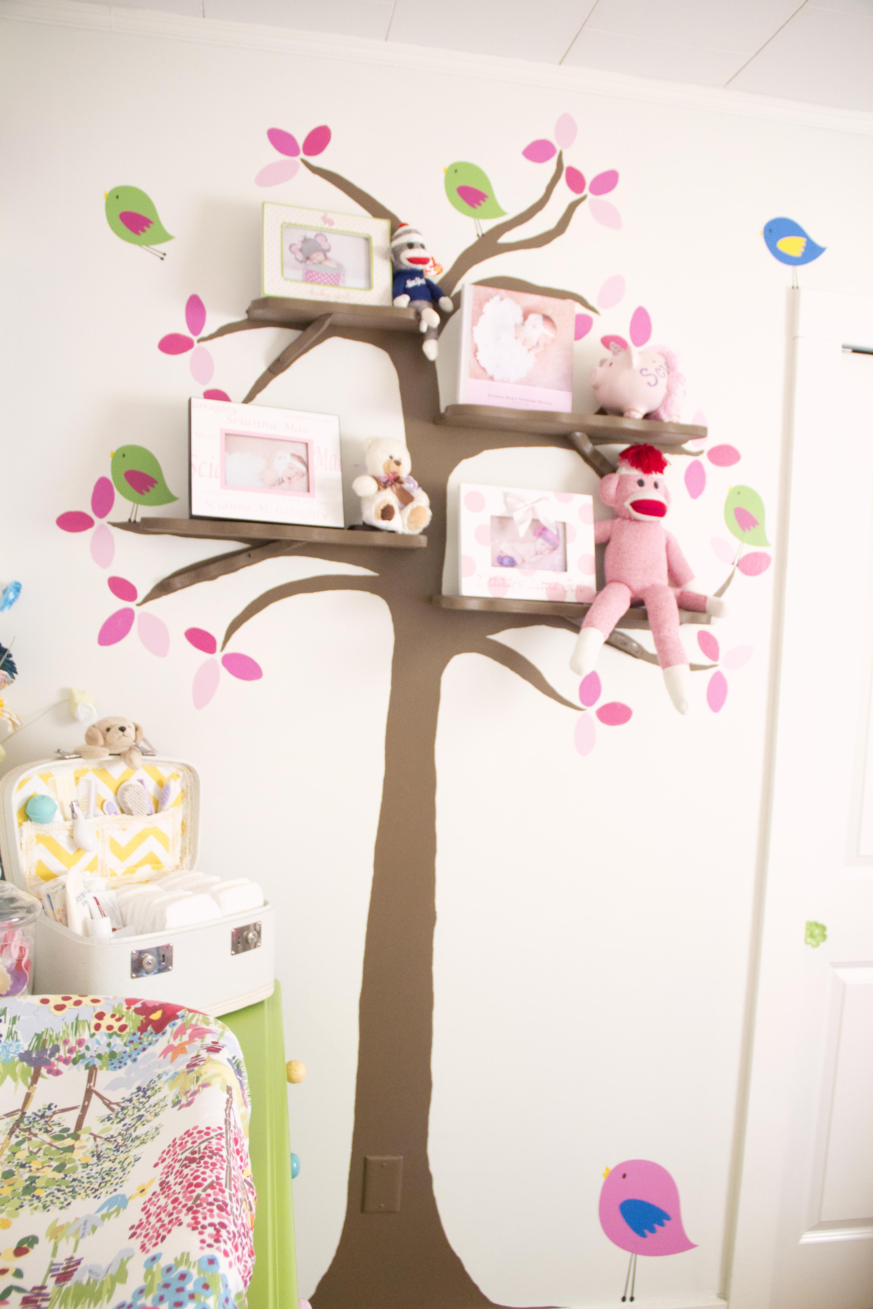 Nursery Bookshelf Tree