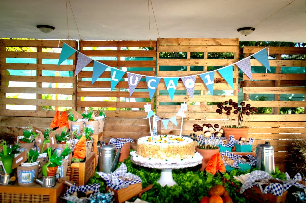 Peter Rabbit Birthday Party Dessert Table - Project Nursery