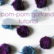 Pom-Pom Garland Tutorial - Project Nursery