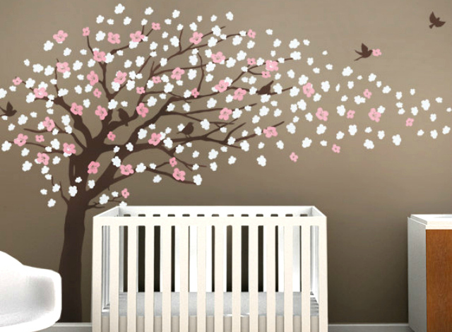 Cherry Blossom Tree Wall Decal