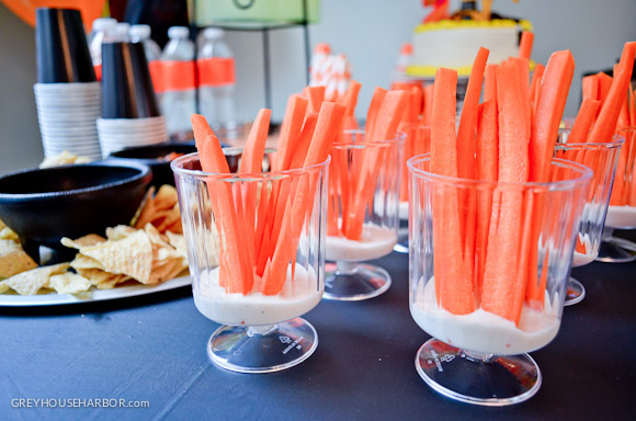 Carrot Sticks & Ranch Served in Individual Cups