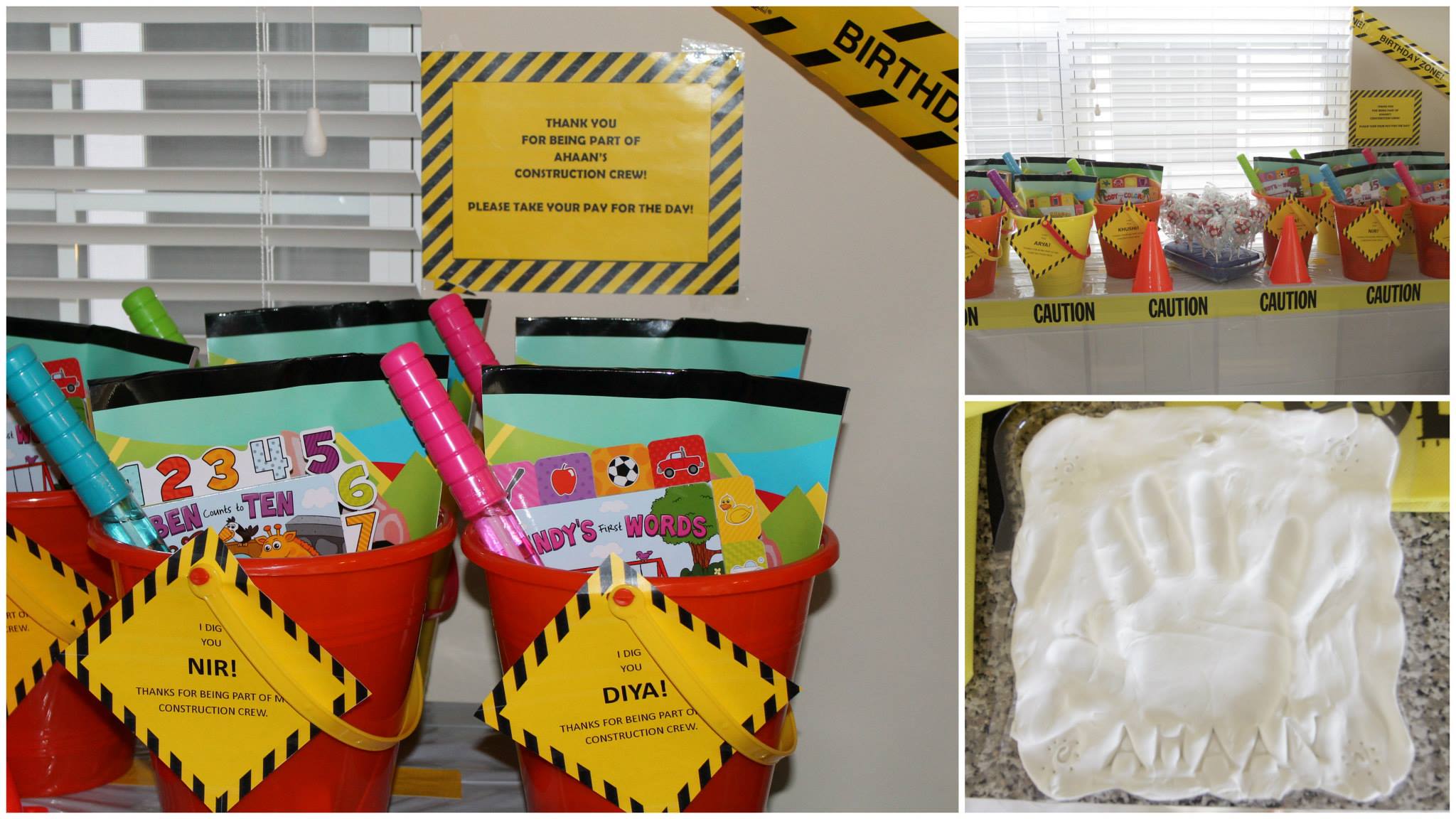 Construction Birthday Party Favors