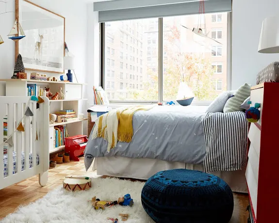 Toddler and Baby Shared Boys Room