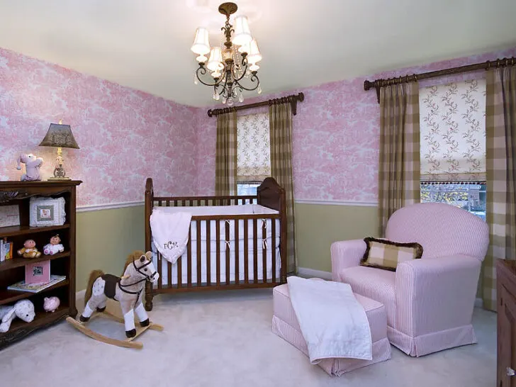 Pink and Green Nursery