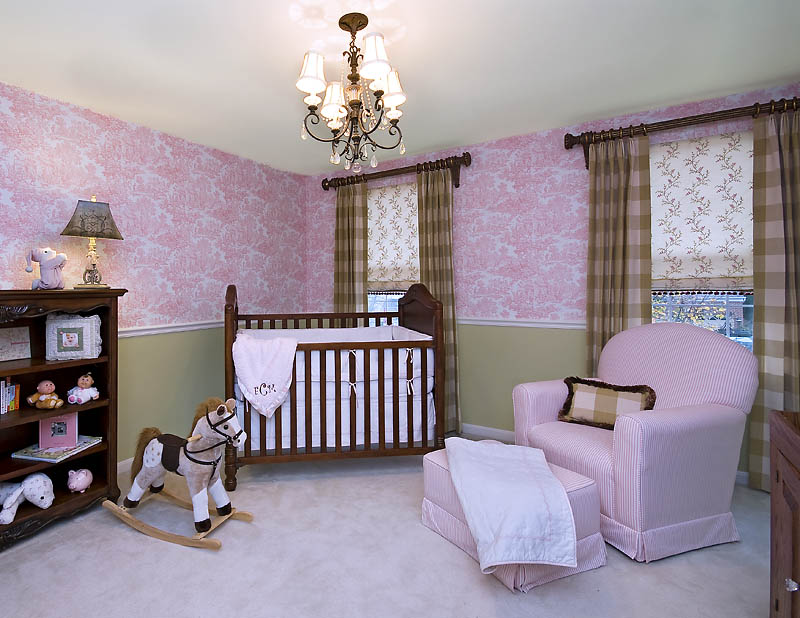 Pink and Green Nursery