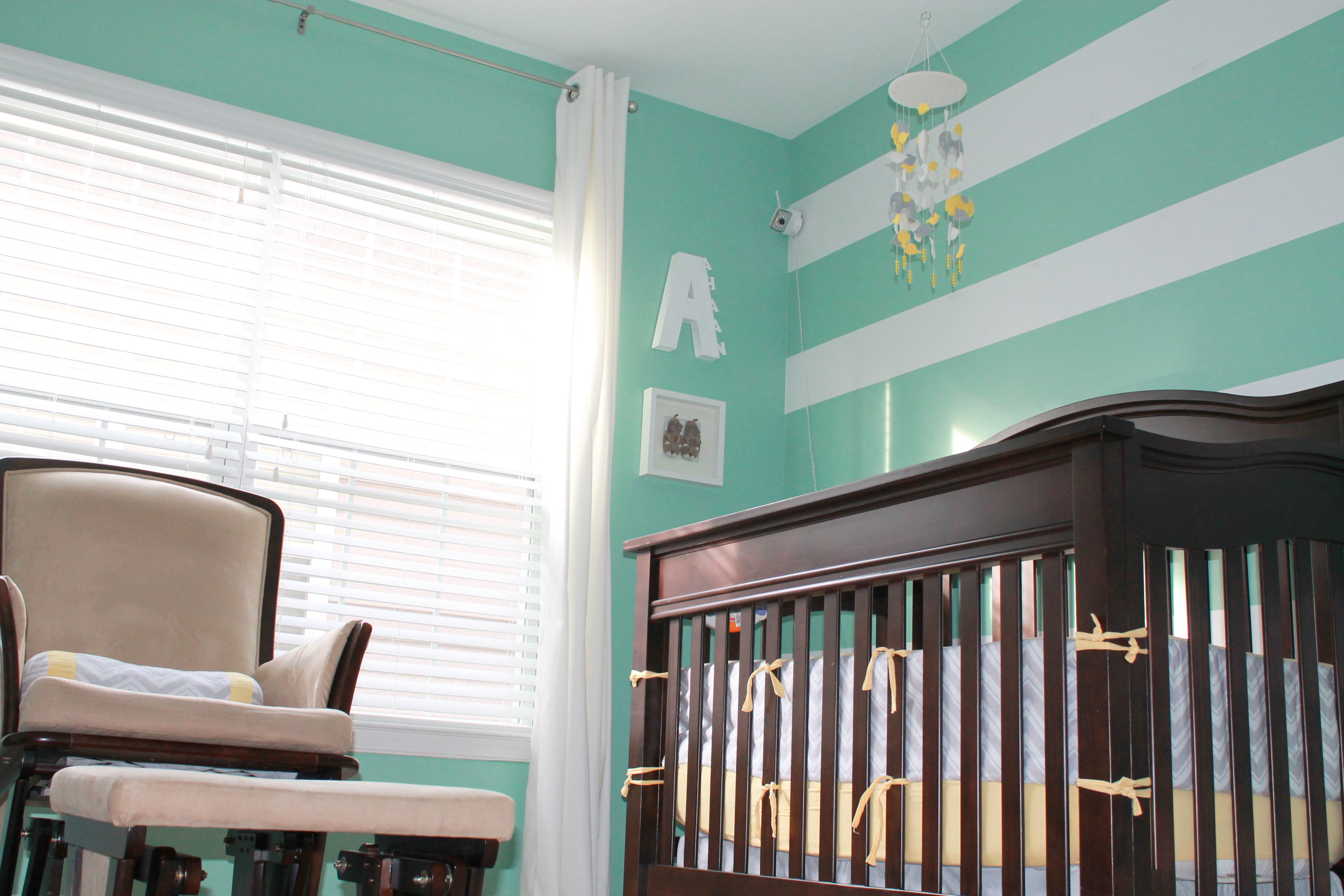 Ahaan S Mint Green Gray And White Neutral Nursery Project