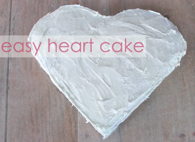 Easy Heart Cake Tutorial - Project Nursery