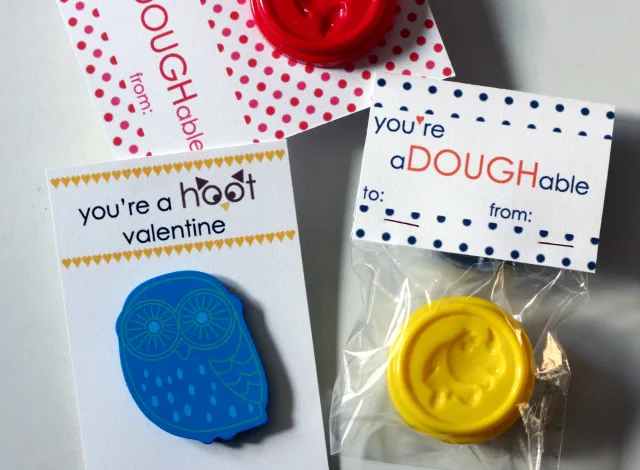 Free Printable Valentines Owl and Playdough - Project Nursery