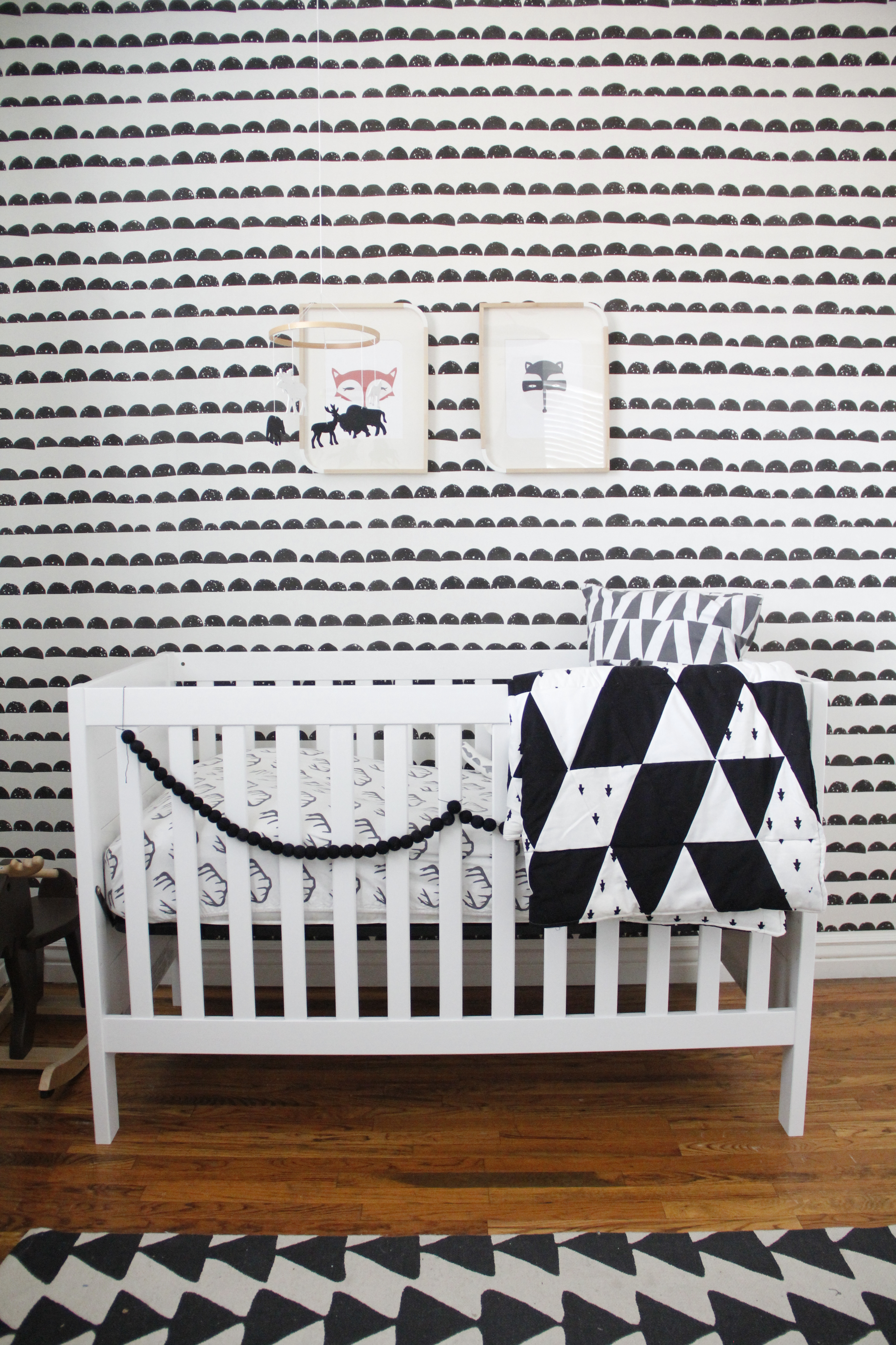 Black and White Nursery Decor