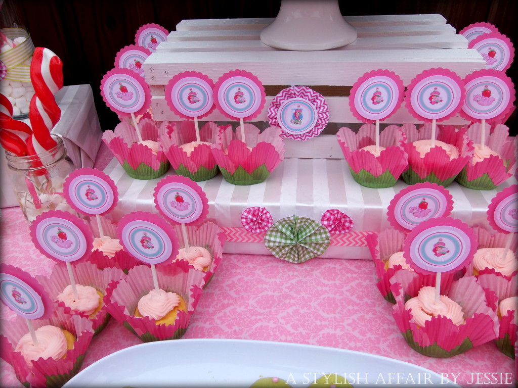 Strawberry Shortcake Inspired Cupcakes