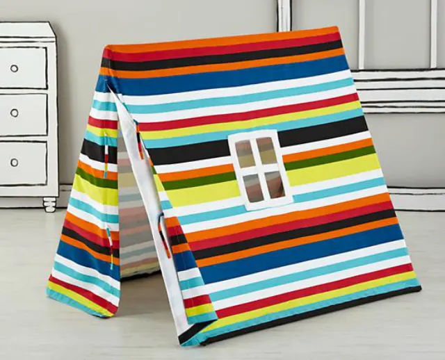 Striped Play Tent from The Land of Nod