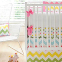 Chevron Crib Bedding Tags Project Nursery