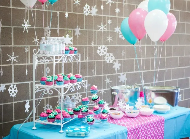 Swimsuits and Snowballs Birthday Party - Project Nursery