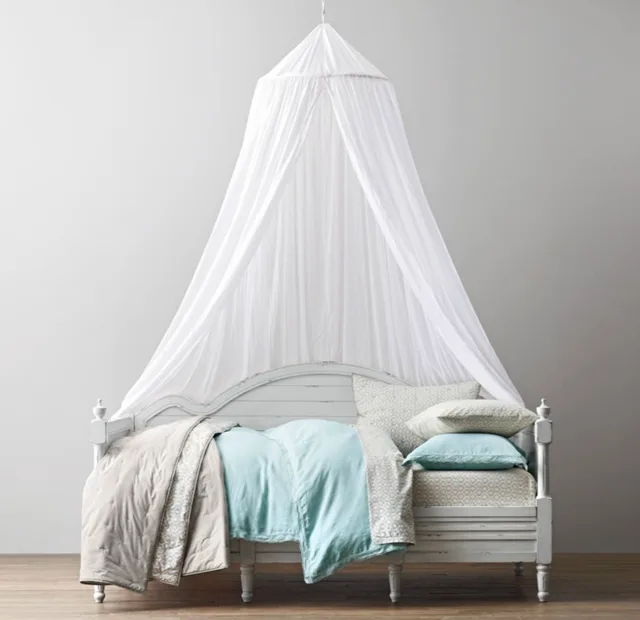 Sheer White Bed Canopy from Restoration Hardware Child & Baby