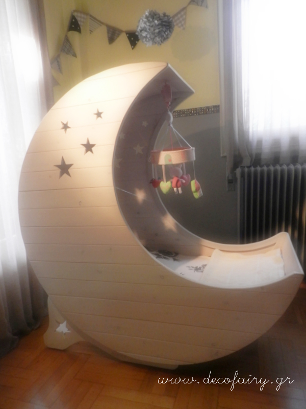 Handmade Moon Bed