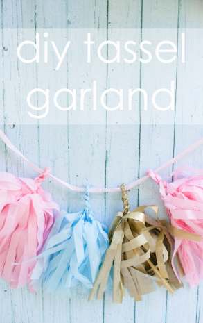 DIY: Tissue Tassel Garland - Project Nursery