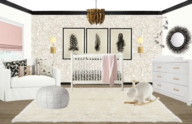 Havenly Girl's Nursery Design