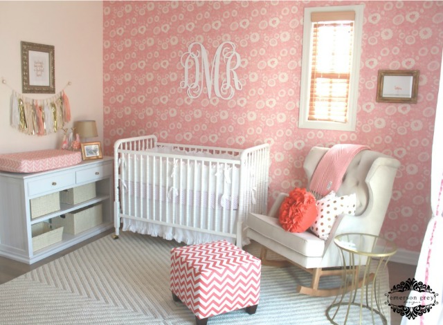 Feminine Pink and White Nursery - Project Nursery