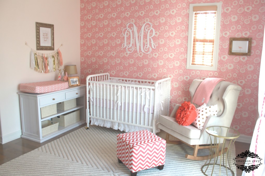Feminine Pink and White Nursery - Project Nursery