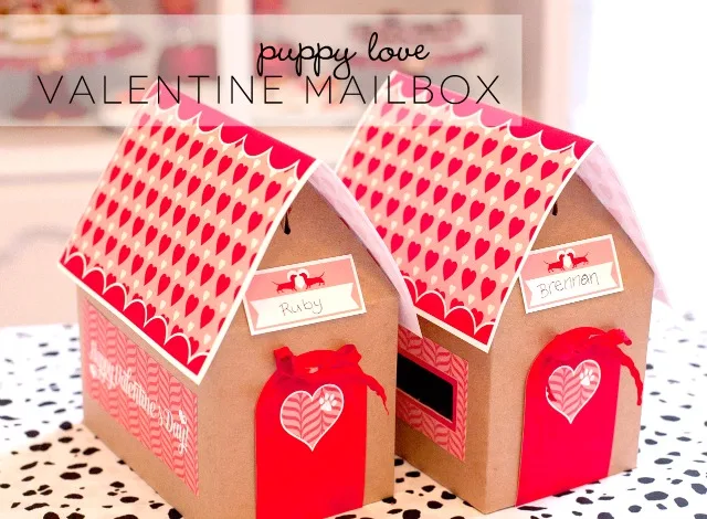 Puppy Love Valentine Mailbox