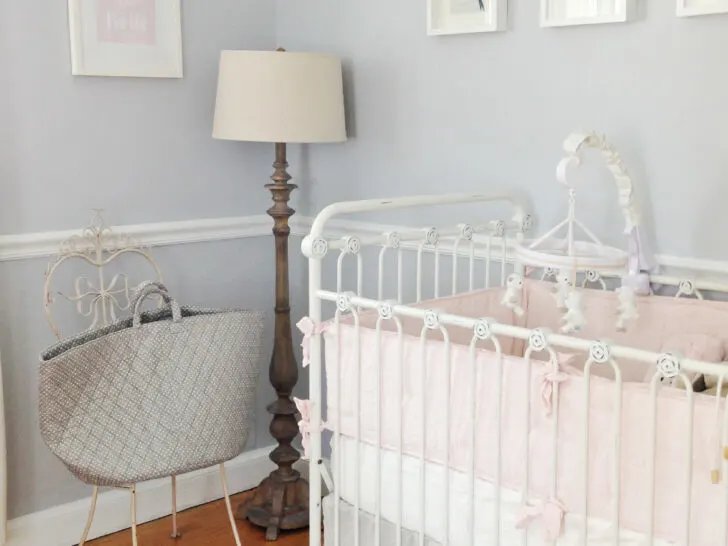 Grey and Pale Pink Nursery