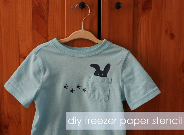 Bunny Stenciled T-Shirt - Project Nursery