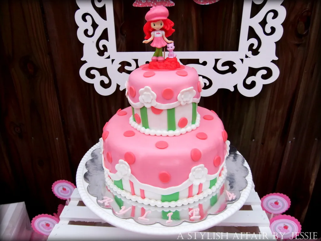 Strawberry Shortcake Birthday Cake - Project Nursery