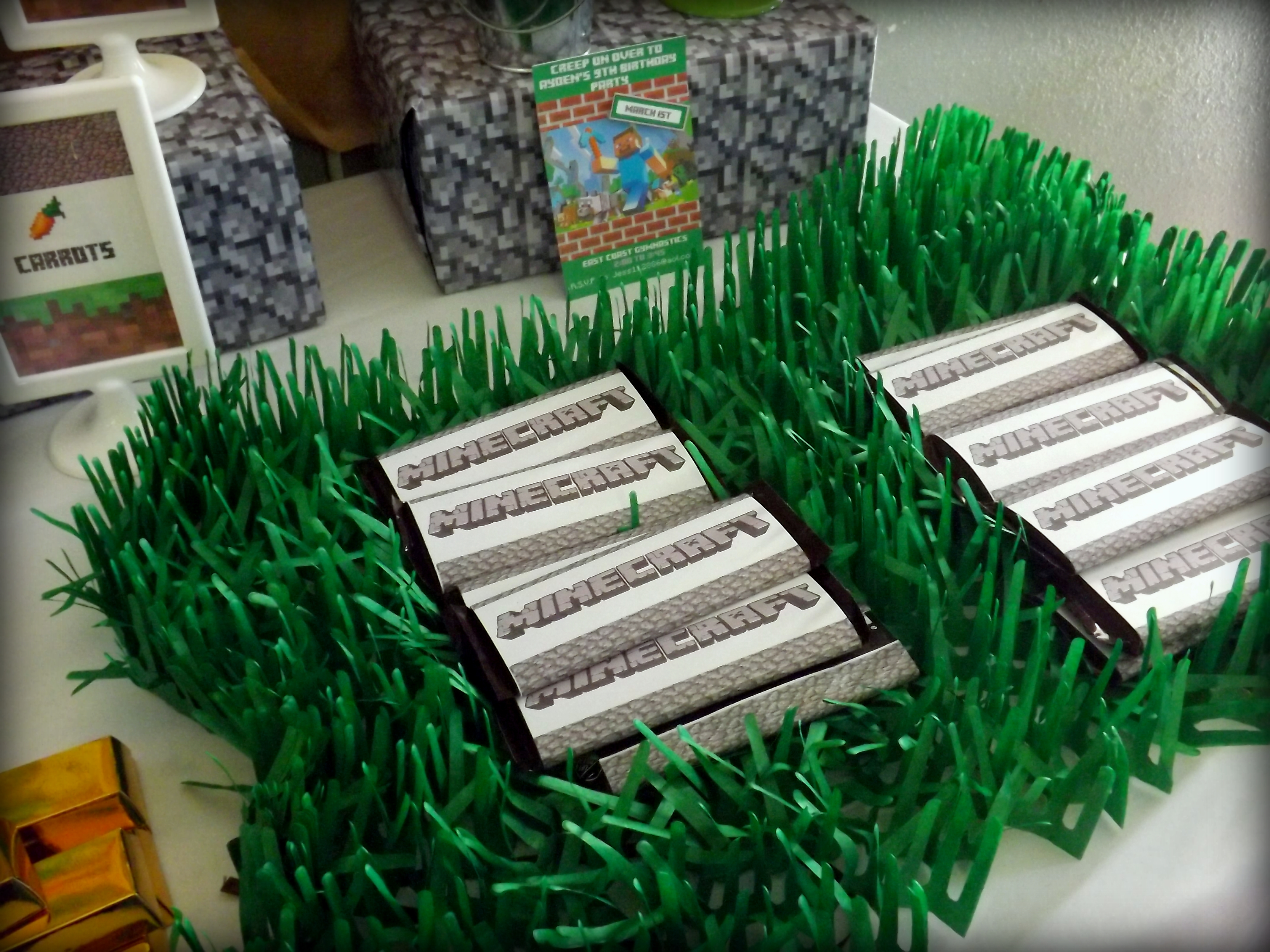 Minecraft Chocolate Bars