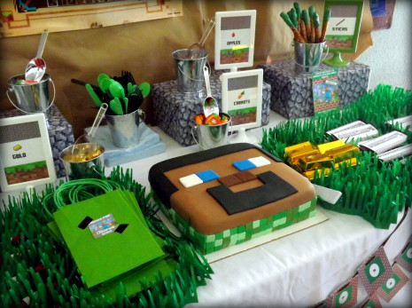 Minecraft Inspired Birthday Party - Project Nursery