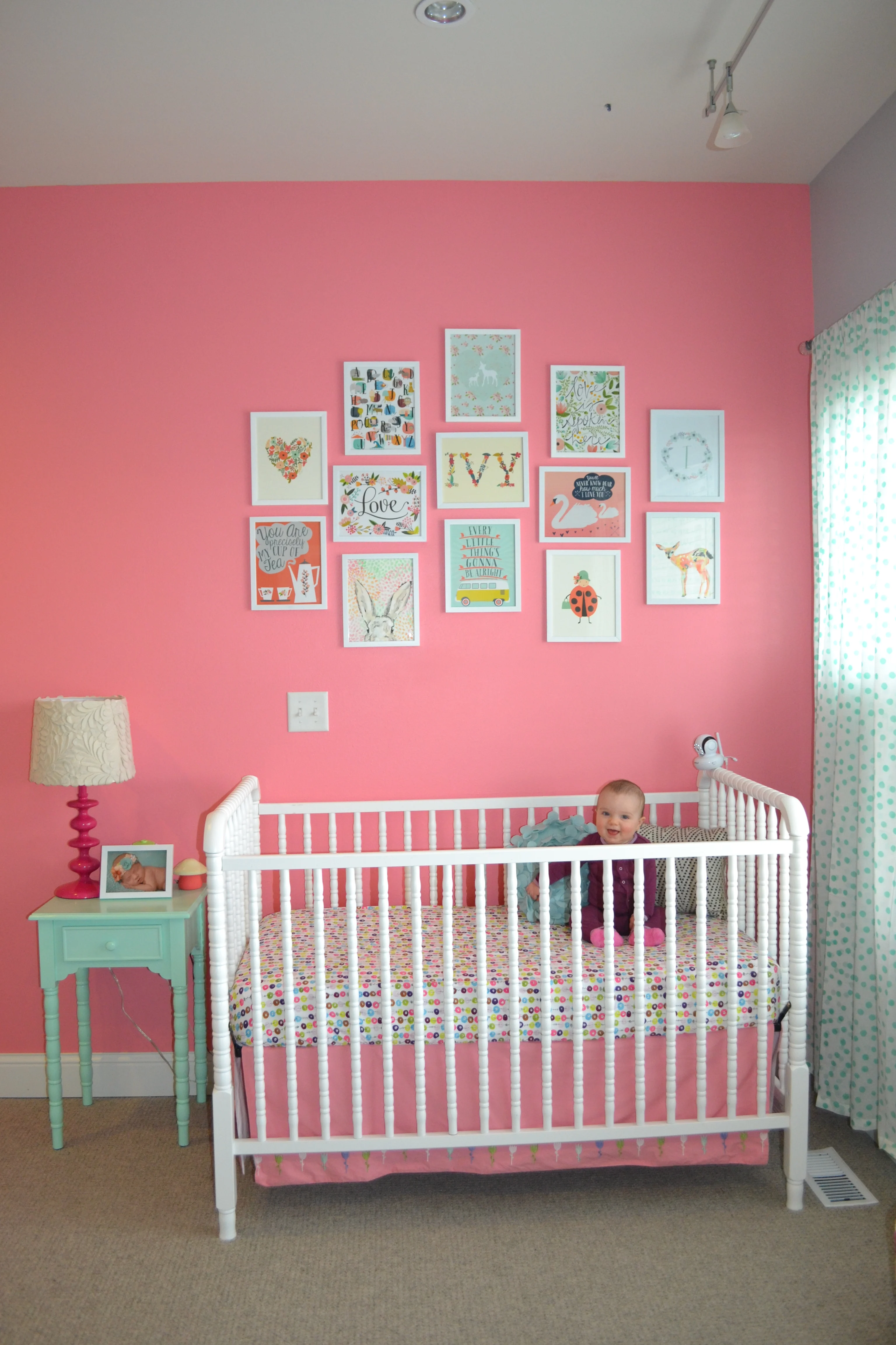 Pink and Mint Nursery
