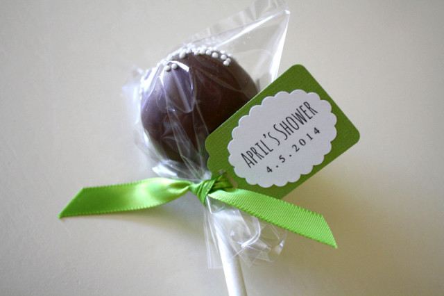 Cake Pops with DIY Mini Tags