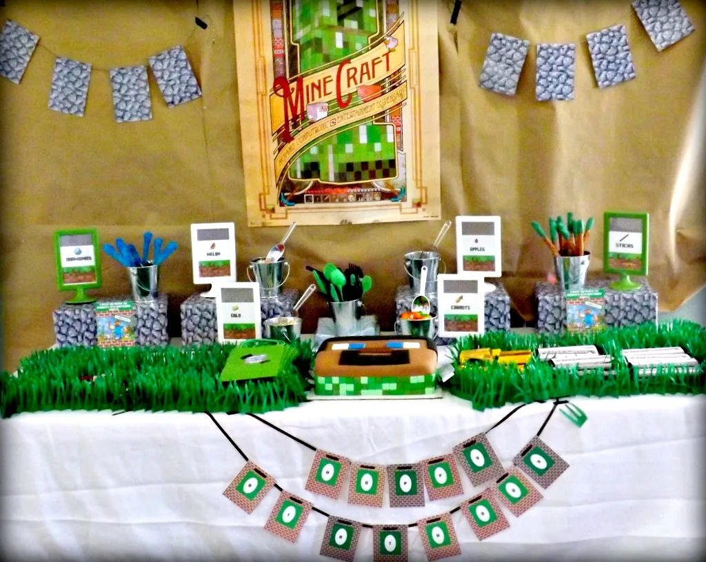 Minecraft-Themed Birthday Party - Project Nursery