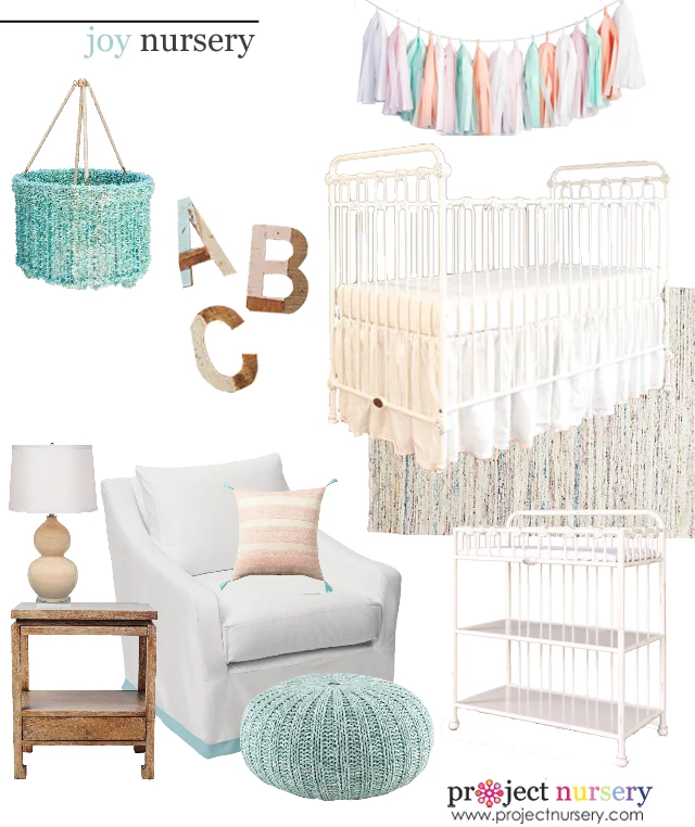 Joy Nursery Design Board - Project Nursery